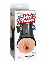 Мастурбатор-вагина в колбе Super Juicy Snatch - Pipedream - в Сызрани купить с доставкой