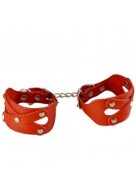 Красные наручники «Цезарь» - Sitabella - купить с доставкой в Сызрани