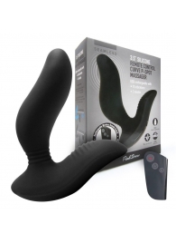 Черный вибромассажер простаты 3,5’’ Remote Control Curve P-spot Massager - 12 см. - Erokay - в Сызрани купить с доставкой