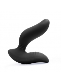 Черный вибромассажер простаты 3,5’’ Curve P-spot Massager - 12 см. - Erokay - в Сызрани купить с доставкой