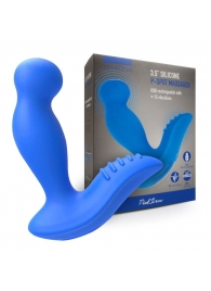 Синий вибромассажер простаты 3,5’’ P-spot Massager - 12,5 см. - Erokay - в Сызрани купить с доставкой