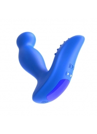 Синий вибромассажер простаты 3,5’’ Remote Control P-spot Massager - 12,5 см. - Erokay - в Сызрани купить с доставкой