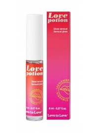 Возбуждающий блеск для губ Love Potion - 8 мл. - Love to Love - купить с доставкой в Сызрани