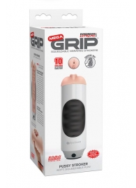 Мастурбатор-вагина Extreme Toyz Mega Grip Vibrating Stroker Mouth - Pipedream - в Сызрани купить с доставкой