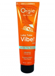 Гель с эффектом вибрации Lube Tube Vibe Low Sex On The Beach - 100 мл. - ORGIE - купить с доставкой в Сызрани