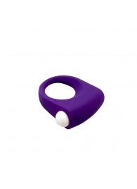 Фиолетовое эрекционное кольцо Puggle Vibrating Ring with Bullet - Adrien Lastic - в Сызрани купить с доставкой