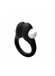 Черное эрекционное кольцо Zippy Vibrating Ring With Bullet - Adrien Lastic - в Сызрани купить с доставкой