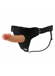 Телесный полый мужской страпон Stark - 17,5 см. - Baile - купить с доставкой в Сызрани