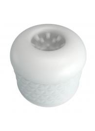 Белый сквозной мастурбатор Crystle - Baile - в Сызрани купить с доставкой