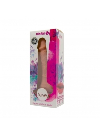 Телесный фаллоимитатор Adam S - 17,7 см. - Adrien Lastic