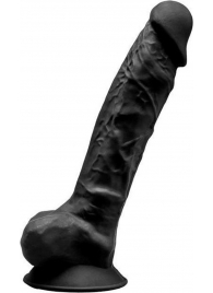Черный фаллоимитатор SILEXD Model 1 - 20,5 см. - Adrien Lastic