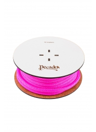 Розовая веревка для шибари на катушке - 10 м. - Pecado - купить с доставкой в Сызрани
