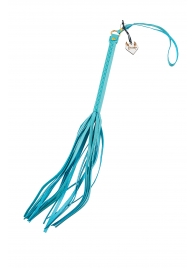 Голубая кожаная плеть - 50 см. - Pecado - купить с доставкой в Сызрани