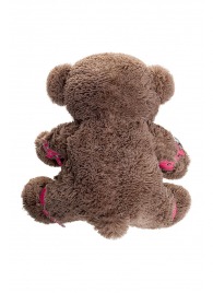 Бондажный набор: бурый мишка с розовыми оковами и наручниками - Pecado - купить с доставкой в Сызрани