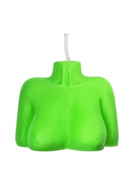 Зеленая сувенирная свеча «Женский силуэт» - Pecado - купить с доставкой в Сызрани