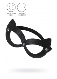 Черная открытая маска с ушками кошки - Pecado - купить с доставкой в Сызрани