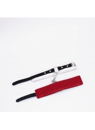 Бело-красные кожаные оковы - Crazy Handmade - купить с доставкой в Сызрани