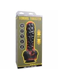 Черно-красная мини-машина на присоске Tendril Thruster - 21,6 см. - Doc Johnson - купить с доставкой в Сызрани