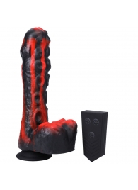 Черно-красная мини-машина на присоске Tendril Thruster - 21,6 см. - Doc Johnson - купить с доставкой в Сызрани