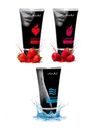 Набор из 3 лубрикантов JUJU (увлажняющий, клубника, малина) - JuJu - купить с доставкой в Сызрани