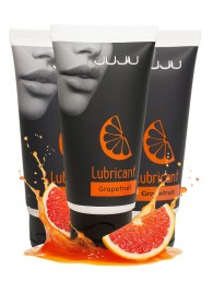 Набор из 3 съедобных лубрикантов JUJU со вкусом грейпфрута - JuJu - купить с доставкой в Сызрани