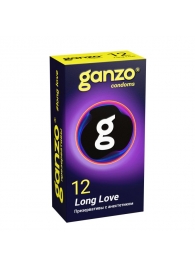 Презервативы с анестетиком для продления удовольствия Ganzo Long Love - 12 шт. - Ganzo - купить с доставкой в Сызрани