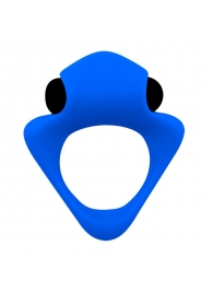 Синее эрекционное кольцо Wooomy Tribeс с вибрацией - Adrien Lastic - в Сызрани купить с доставкой