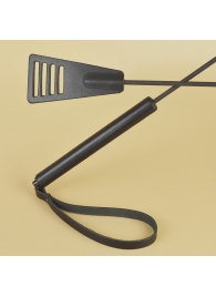 Черный кожаный стек «Сириус» - 60 см. - Sitabella - купить с доставкой в Сызрани