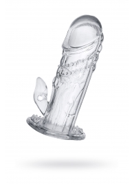 Прозрачная насадка на пенис Uco - 13 см. - A-toys - в Сызрани купить с доставкой