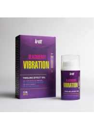 Стимулирующий гель с эффектом вибрации Blackberry Vibration - 15 мл. - INTT - купить с доставкой в Сызрани