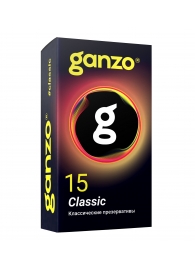 Классические презервативы с обильной смазкой Ganzo Classic - 15 шт. - Ganzo - купить с доставкой в Сызрани