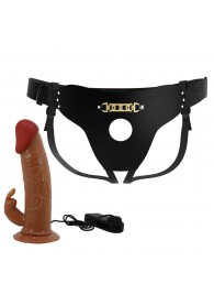 Мужской полый страпон с вибрацией Marion - Baile - купить с доставкой в Сызрани