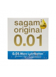 Увлажнённый презерватив Sagami Original 0.01 Extra Lub - 1 шт. - Sagami - купить с доставкой в Сызрани