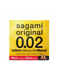 Презерватив увеличенного размера Sagami Original 0.02 XL-size - 1 шт. - Sagami - купить с доставкой в Сызрани