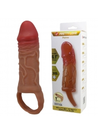 Реалистичная насадка на член Peirre - 15,5 см. - Baile - в Сызрани купить с доставкой