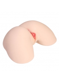 Мастурбатор-полуторс с двойным слоем материала и вибрацией Jenny Onahole Real Hips - KOKOS - в Сызрани купить с доставкой