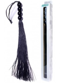 Черная силиконовая плеть - 37 см. - Boys of Toys - купить с доставкой в Сызрани