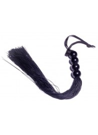 Черная силиконовая плеть - 37 см. - Boys of Toys - купить с доставкой в Сызрани