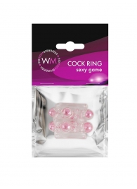 Прозрачная насадка на пенис с цветными шариками - Erowoman-Eroman - в Сызрани купить с доставкой