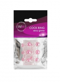 Прозрачная сквозная насадка на пенис с цветными шариками - Erowoman-Eroman - в Сызрани купить с доставкой