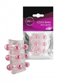 Прозрачная сквозная насадка на пенис с цветными шариками - Erowoman-Eroman - в Сызрани купить с доставкой