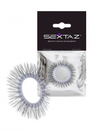 Круглое эрекционное кольцо с «ресничками» - Sextaz - в Сызрани купить с доставкой