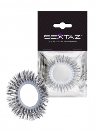 Круглое эрекционное кольцо с длинными «ресничками» - Sextaz - в Сызрани купить с доставкой