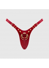 Красный пояс для фиксации насадок Strap-On-Me Leatherette Harness Fabulous - Strap-on-me - купить с доставкой в Сызрани