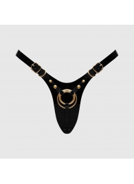 Черный пояс для фиксации насадок Strap-On-Me Leatherette Harness Fabulous - Strap-on-me - купить с доставкой в Сызрани