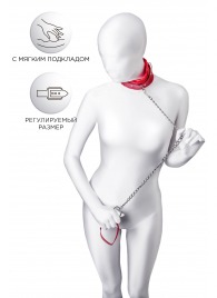 Красный ошейник с подкладкой из меха - ToyFa - купить с доставкой в Сызрани