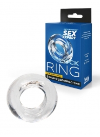 Прозрачное эрекционное кольцо-бублик - Sex Expert - в Сызрани купить с доставкой