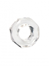 Прозрачное эрекционное кольцо в форме гайки - Sex Expert - в Сызрани купить с доставкой