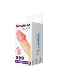 Телесная насадка на пенис Booker - 8 см. - Baile - в Сызрани купить с доставкой