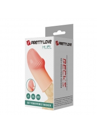 Телесная насадка на пенис Huel - 9 см. - Baile - в Сызрани купить с доставкой